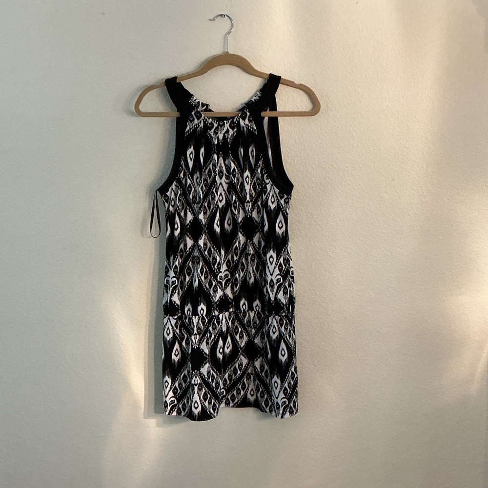 White House Black Market Monochrome Dress